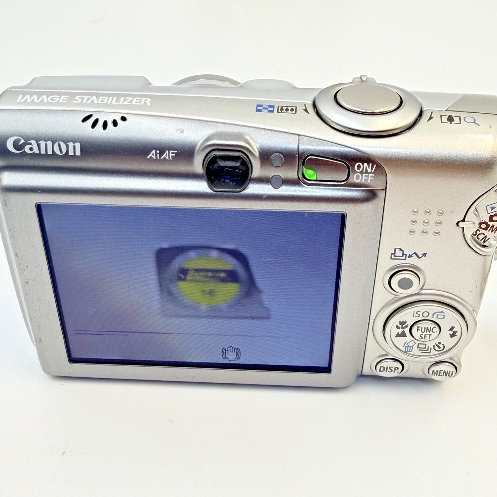 Canon PowerShot SD850 IS Digital Elph Camera Silver 8MP 4x Optical Zoom Works - Picture 7 of 11